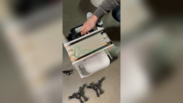Установка фильтрующего картона в фильтр пресс Hobby смотреть онлайн