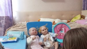 Влог с реборнами часть 2