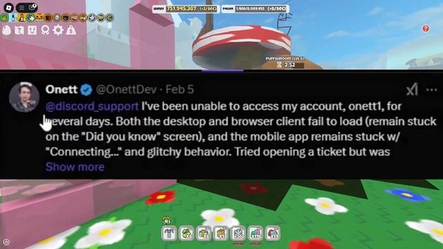 ОНЕТТА ЗАБАНИЛИ !  ВОТ ПОЧЕМУ НЕТУ ОБНОВЛЕНИЯ В BEE SWARM SIM