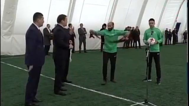 Крытый футбольный манеж в г. Петропавловск от ССК смотреть онлайн