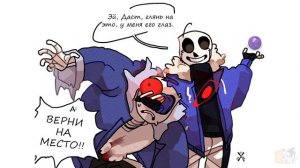 СМЕШНЫЕ КОМИКСЫ - UNDERTALE AU COMICS MIX | ОЗВУЧКА НА РУССКОМ
