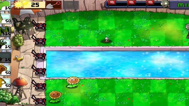 Растения против Зомби 3 часть бассейн но ставлю растен смотреть онлайн