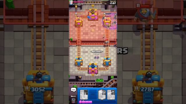 Мощная колода с Кладбищем и королем скелетов#clashroyale #cla