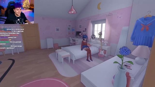 Аниме-хоррор MiSide/ твич Милс Кел смотреть онлайн