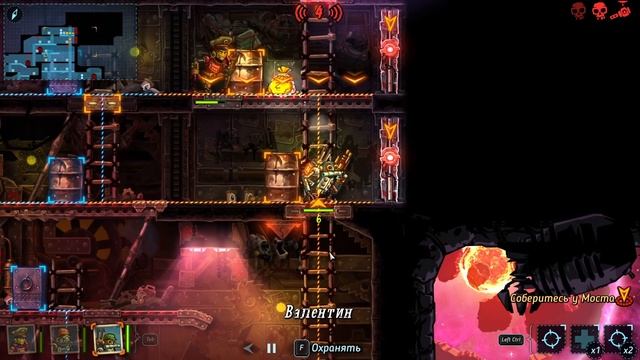 ЖЕЛЕЗНЫЕ ПИРАТЫ, БОЙ СО ЗВЕРЕМ ► SteamWorld Heist #10 смотреть онлайн