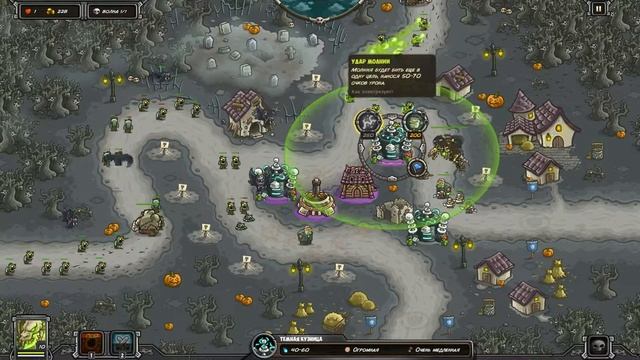 Прохождение Kingdom Rush Frontiers Veteran - Костеград Iron Challenge смотреть онлайн