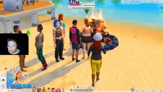 СЕМЬЯ НА ПЛЯЖЕ в The Sims 4 [100 детей в Sims 4] 1 поколение смотреть онлайн