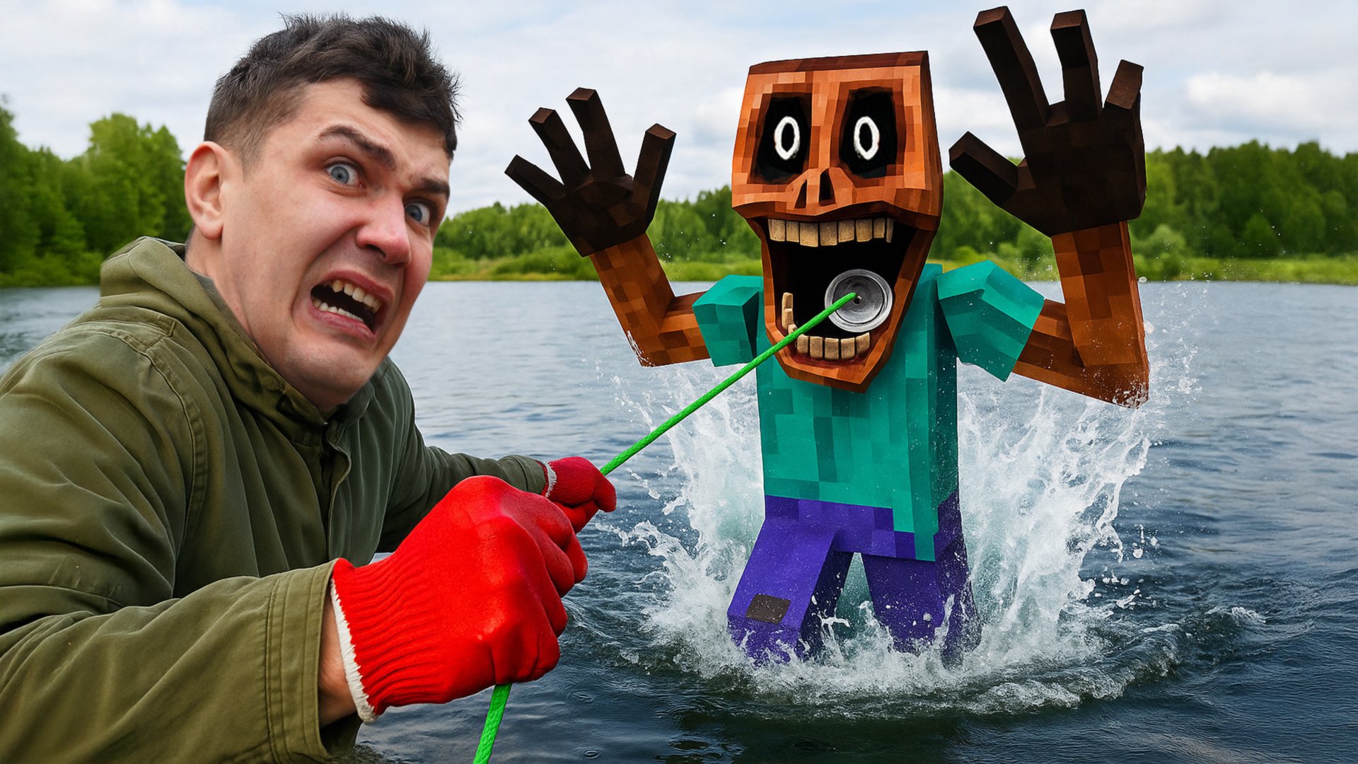 Эти находки мы подняли со дна, где затонул МИМИК из МАЙНКРАФТ! смотреть онлайн