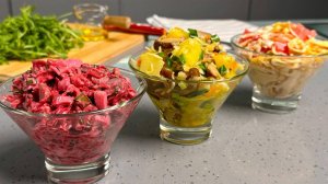 Мои "дежурные" САЛАТЫ на скорую руку! Салат "Минский", Салат "Розовая пантера", Салат "Крабовый"