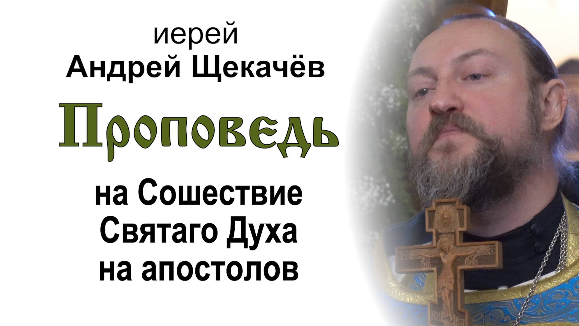 Проповедь на Сошествие Святаго Духа на апостолов (2025.06.07). Иерей Андрей Щекачёв смотреть онлайн
