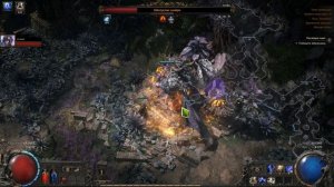 Path of Exile 2 Прокачка второго перса, Монах через Storm Wave и Tem