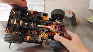 Лего техник самоделка ралли кар v2 4x4 обзор 👍👍👍ᕦ(ò_ó?