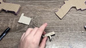 М4А1 из картона “kitsune” SO2
