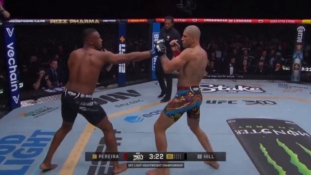 Алекс Перейра vs Джамал Хилл: полный бой: смотреть онлайн