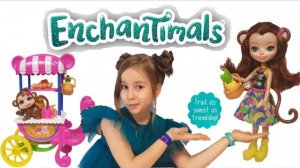 Кукла Enchantimals Обезьянка Мерит Обзор  Энчантималс Игровой набор для Девочек