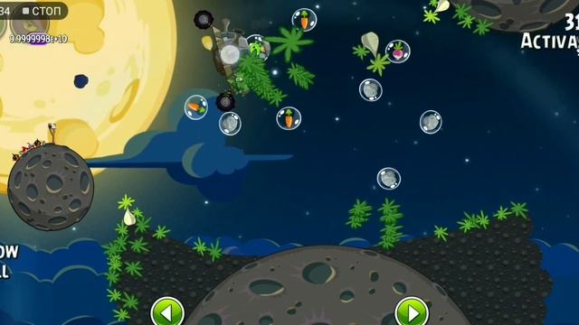 Мод в Angry Birds Space смотреть онлайн