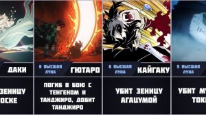 КАК УМЕРЛИ ВСЕ 12 ДЕМОНОВ ЛУНЫ из Клинок рассекающий де