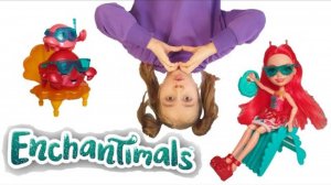 Enchantimals Морские Подружки Обзор Куклы Энчантималс Краб  /  Pretty Katy Queen