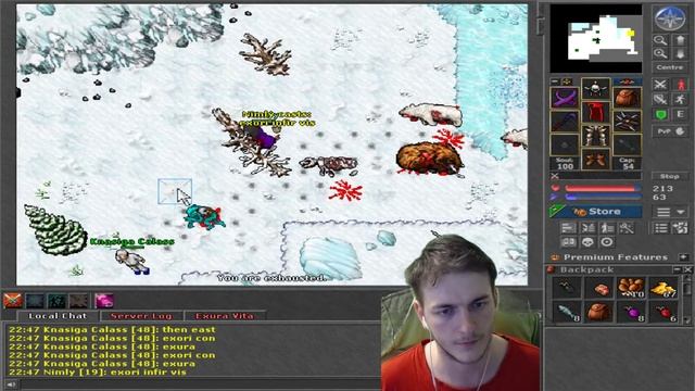 Tibia ОХОТА НА ВАРВАРОВ @ олдовая MMORPG