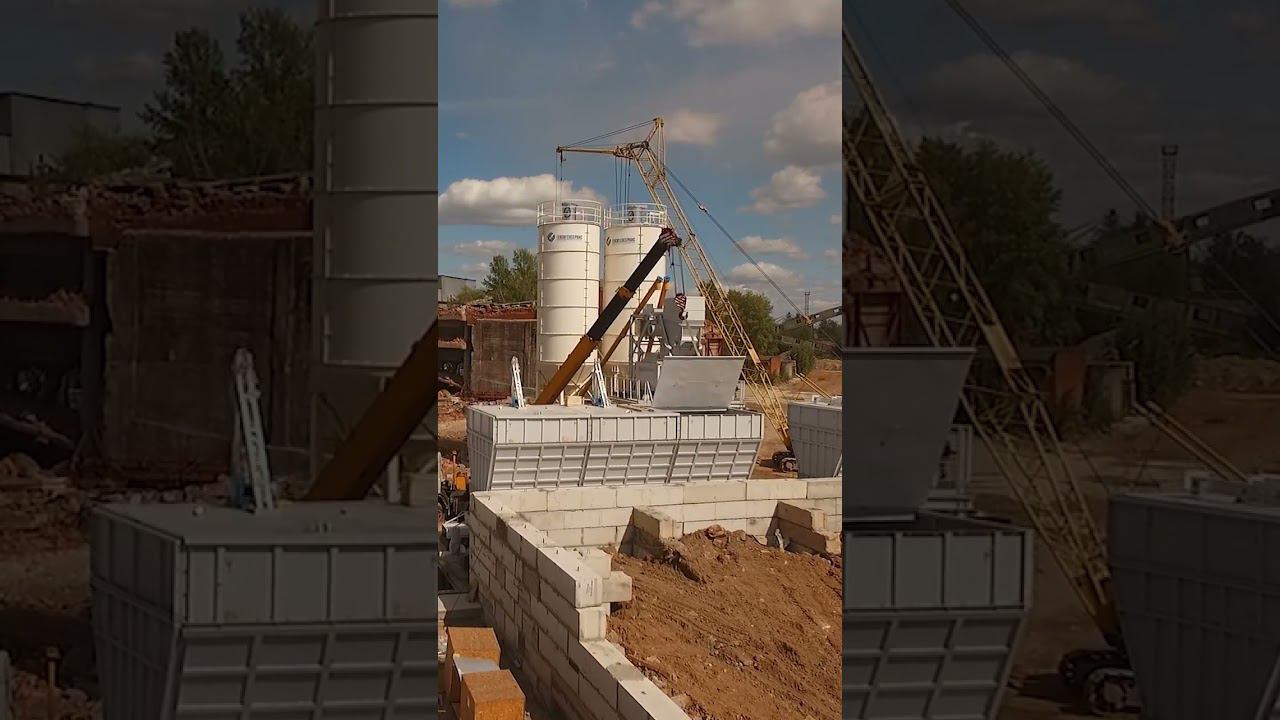 Бетонный завод, построенный в городе Череповец, компанией ТензоТехСервис смотреть онлайн