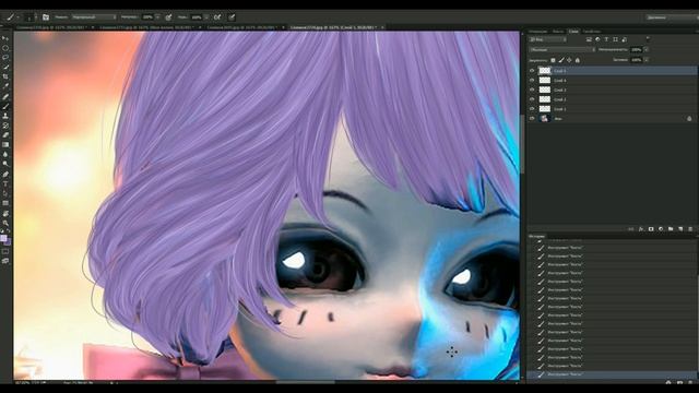 Blade and Soul EDITING SCREENSHOT -HAIR\Обработка скриншота смотреть онлайн