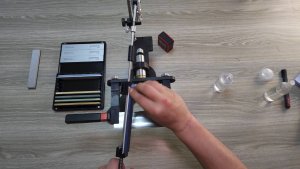 147. Заточка накири, сталь AUS8, абразивы Boride T2 + Arkansas Soft