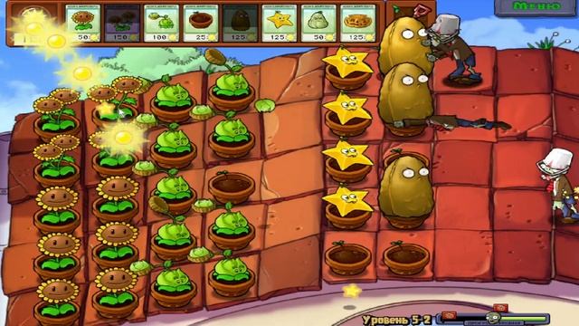 Капустопульта и Зернопульта (15) в Plants vs Zombies смотреть онлайн