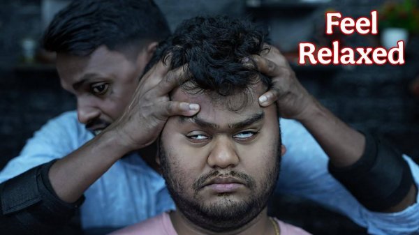 Crunchy ASMR Head Massage： Deep Tissue Relief for Tension & Migraines ｜ Tapping & Scratching Therapy