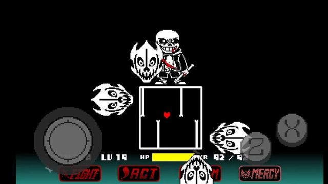 полное прохождение Undertale последний вздох на телефоне