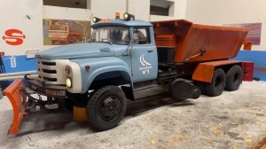 Проект зил 133 кдм завершен😎, zil kehrmaschine 1:12 RC 3d modell