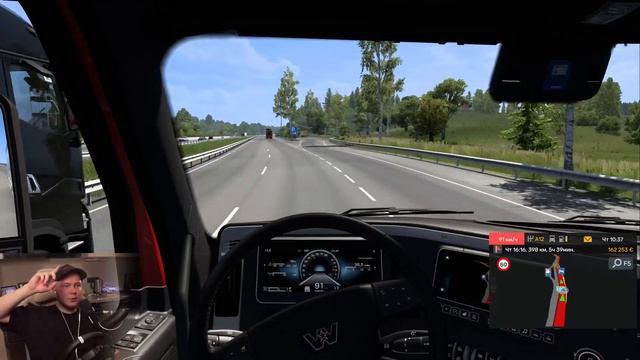 🔴СТРИМ/2: Ищем лучшую Дорогу в Euro Truck Simulator 2/MOZA R5 !❤️