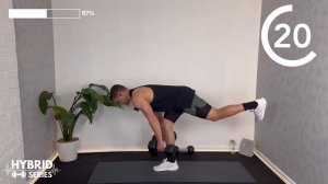 30 Min DUMBBELL FULL BODY WORKOUT _ Muscle Isolation _ 18 of Hybrid Series