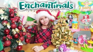 #Мультик Куклы Энчантималс Кафе в джунглях Пикки Какаду встречают НОВЫЙ ГОД #Enchantimals