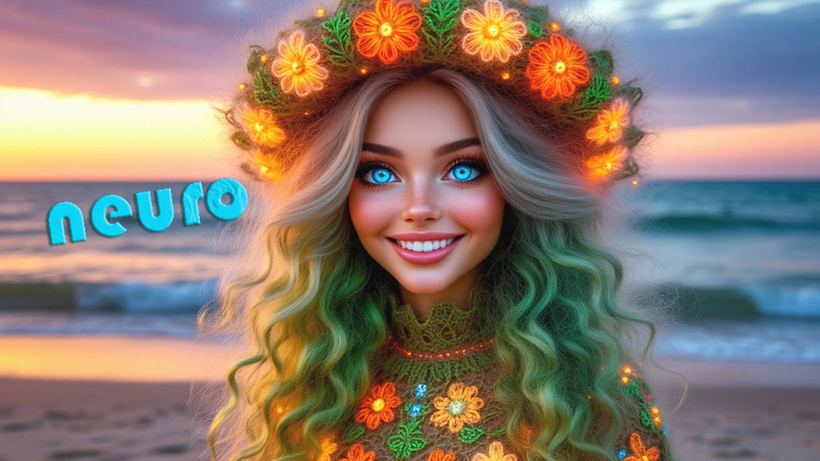 Нейро-фантазия на женскую голову! смотреть онлайн