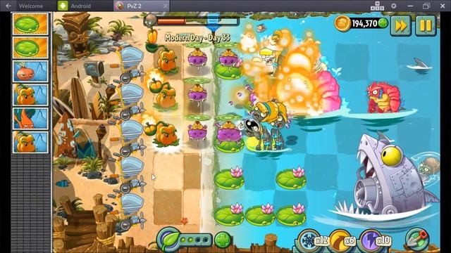 Растения против Зомби 2 MODERN DAY - ВОСЬМОЙ ЗОМБОСС #158 смотреть онлайн