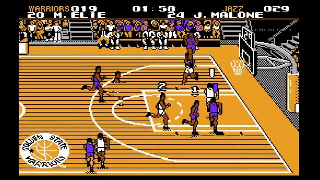Tecmo NBA Basketball  - полный сезон (all Season) на NES. Игры 15-19.