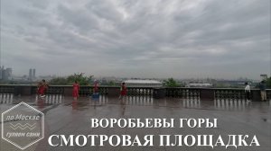 СМОТРОВАЯ ПЛОЩАДКА. Воробьевы горы. 
Канал ПО МОСКВЕ ГУЛЯЕМ САМИ