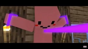 Елена Бро. Смотрим канал YeosM Minecraft Animation Boy love// [Часть 17]// 'Музыкальное видео ♪