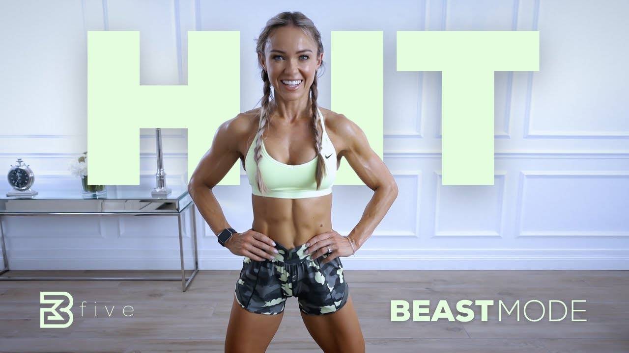 Caroline Girvan - BEASTMODE HIIT - High Intensity Full Body Workout | Day 5 смотреть онлайн