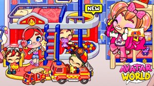 Малыши НЕ поделили ПОЖАРНУЮ детскую комнату ❤️AVATAR WORLD СМЕШНАЯ СЕМЕЙКА❤️