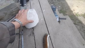 отверстие в пеноблоке большого диаметра под дымоход