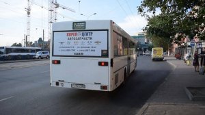 Автобус Mercedes-Benz O405 (Р 494 ХО 22). Покатушки по Барнаулу/ Ride on the Mercedes-Benz O405 bus