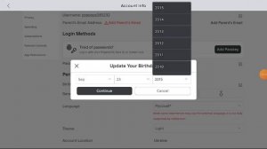 как изменить свой возраст на 13+ в роблокс если ти ребен