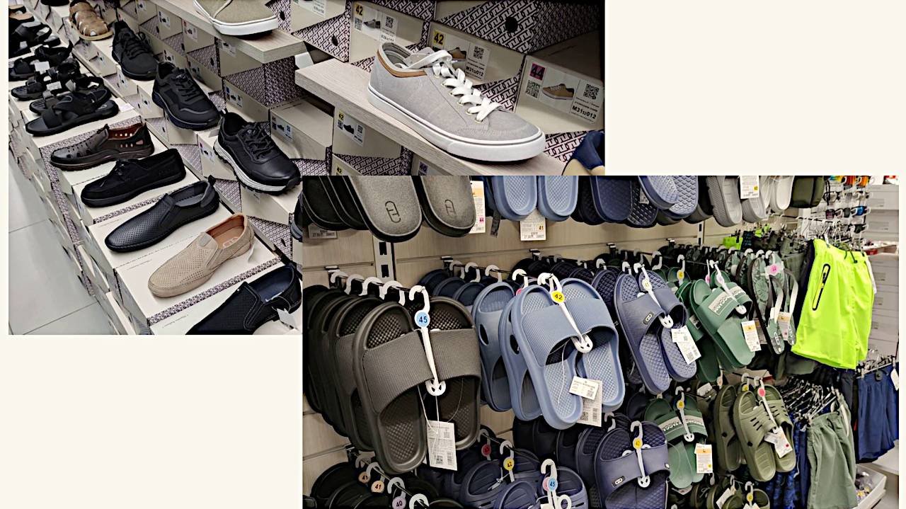 Мужской отдел в Kari сумки и обувь летнего сезона