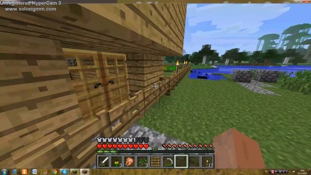 Minecraft 1.6.2 / Обзор дома / Выживание смотреть онлайн