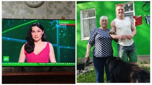 "Жизнь на пенсии"...Купили новый телевизор. // Приходил наш "Чемпион" в гости.