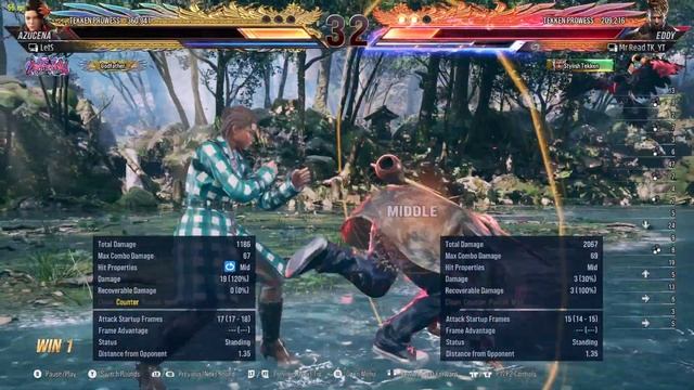 Tekken 8 Лаблю Eddy, смотрю повторы своих игр и учусь как игр