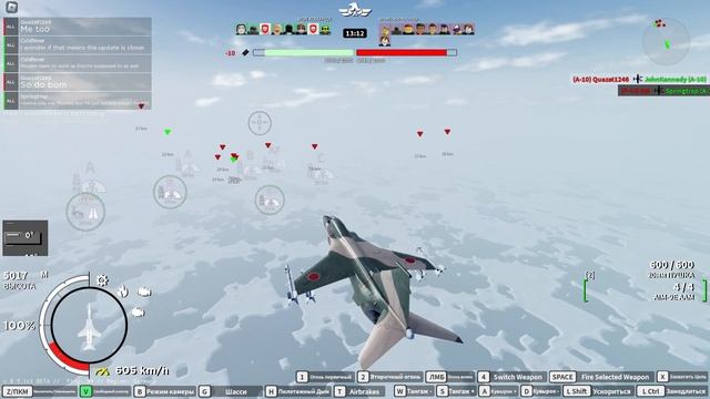 Roblox Wings Of Glory | F-1 AAM 9E | 20mm | Играем!