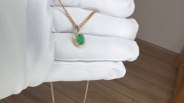 Кулон с изумрудом смотреть онлайн