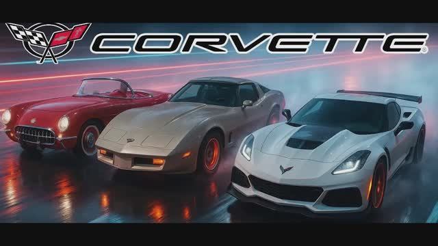 Chevrolet Corvette: все модели с 1953 по 2025. смотреть онлайн